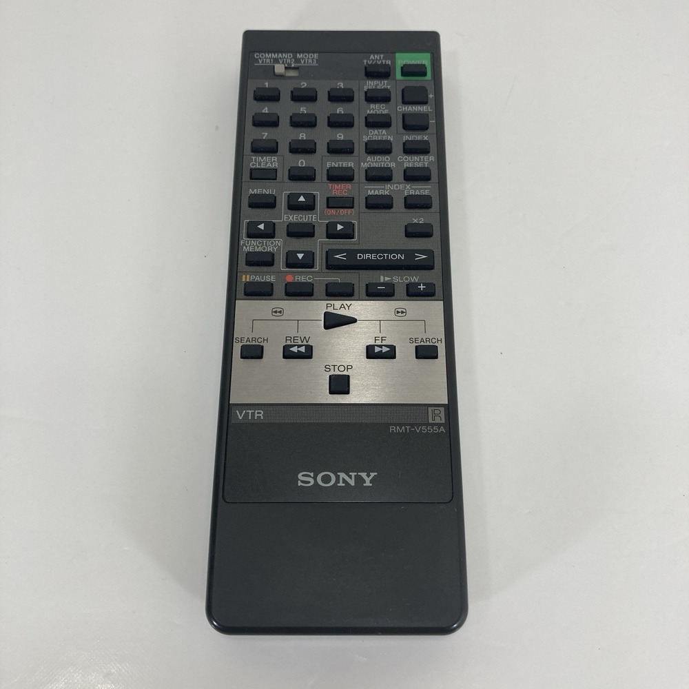 Genuine SONY RMT-V555A TV/VTR Remote Control Unit‎  for SLV555UC VCR/TV